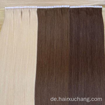 Haaraufbauteklebeband unsichtbarer Großhandel Nagelhaut ausgerichtet Haarverlängerungen Blonde lange Anbieter Klebeband menschliches Haar